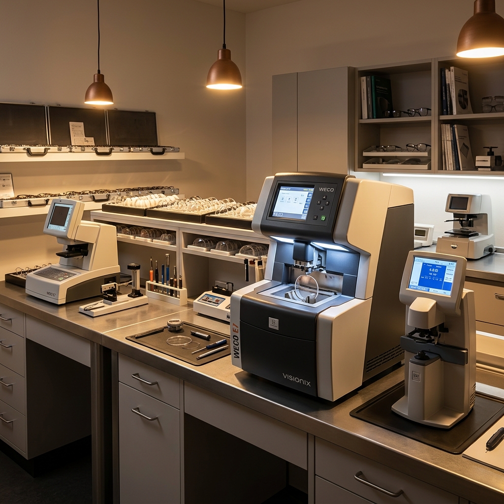 Professionelle Optiker-Werkstatt – Optik Johann Tholey mit modernster Technologie